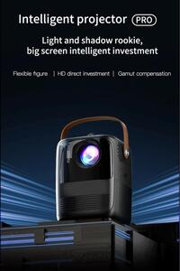 Beyaz T11 Projeksiyon Ev Sineması Bluetooth Wifi Akıllı Android Tv 1080p Hoparlör Smart 4k Yo ürün fotoğrafı