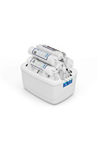 Su Arıtma Cihazı 13 Aşamalı 80 GPD Membranlı Mineral Ve Detoks Filtreli Çelik Tanklı (DNP13-M-S) ürün fotoğrafı