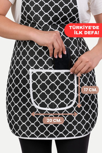 Trendy 3lü Set Su Geçirmez Mutfak Önlüğü Çeyiz Seti Isıya Dayanıklı Fırın Eldiveni Ve Tutacak Takımı ürün fotoğrafı