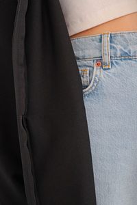 Unisex Siyah Fermuarlı Hırka ürün fotoğrafı