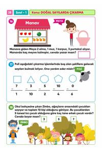 1.Sınıf Matematik Soru Bankası - Canlanan Kitap ürün fotoğrafı