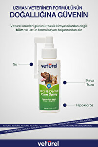 Ağız Ve Diş Bakım Spreyi 100ml Kedi Ağız Bakımı Köpek Ağız Kokusu Diş Eti Yarası Enfeksiyonu ürün fotoğrafı