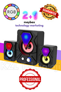 2+1 A Bass Bilgisayar Hoparlörü Pc Laptop Notebook Telefon Hoparlör 3.5 Mm Jack Usb Speaker ürün fotoğrafı