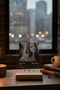 Spotify Pleksi Plak Barkodlu Kişiye Özel Hediye Tugicase ürün fotoğrafı