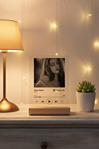 Spotify Pleksi Plak Barkodlu Kişiye Özel Hediye Tugicase ürün fotoğrafı