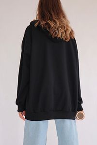 Unisex Siyah Fermuarlı Hırka ürün fotoğrafı
