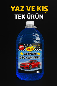 Antifrizli Oto Cam Suyu 5 Litre -20 Derece ürün fotoğrafı