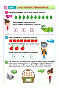 1.Sınıf Matematik Soru Bankası - Canlanan Kitap ürün fotoğrafı