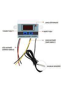 Xh-w3001 220v Ac Dijital Termostat Akvaryum Kuluçka Makinesi ürün fotoğrafı