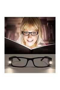 Kitap Gözlüğü Okuma Led Işıklı 2 Led Gözlük Okuma Pilli Gözlük ürün fotoğrafı
