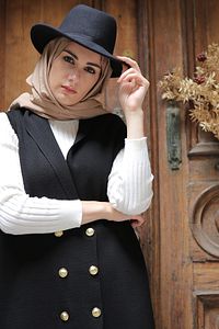 Kadın Çelik Örme Triko Kruvaze Yelek ürün fotoğrafı