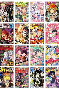 Anime Poster, 84 Adet, Anime Poster Kolaj Seti, Arkası Yapışkanlı, Anime Oda Dekoru, Kutulu Set ürün fotoğrafı