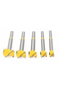 5 Parça Menteşe Mumluk Açma Freze Matkap Uç Set Plastik Kutu 15 20 25 30 35 mm ürün fotoğrafı