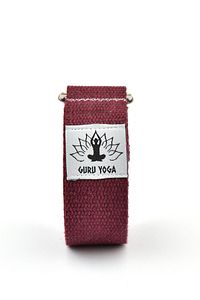Doğal Yoga Kemeri Bordo 250 Cm ürün fotoğrafı