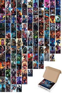 Marvel Kahramanlar Çizim Poster Seti - Kolaj Seti - 110 Adet - Arkası Yapışkanlı 10cm*15cm - Kutulu ürün fotoğrafı