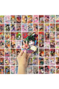 Anime Poster, 84 Adet, Anime Poster Kolaj Seti, Arkası Yapışkanlı, Anime Oda Dekoru, Kutulu Set ürün fotoğrafı