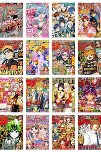 Anime Poster, 84 Adet, Anime Poster Kolaj Seti, Arkası Yapışkanlı, Anime Oda Dekoru, Kutulu Set ürün fotoğrafı