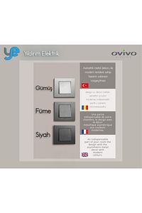 Ovivo Grano Füme Ovivo Grano Komütatör Çerçeve Dahil ürün fotoğrafı