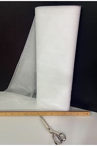 Beyaz Süsleme Tülü, Bohça Çeyiz Gelin Damat Söz Nişan Nikah Konvoy Kapı Valiz Hediye Süsü, 100x300cm ürün fotoğrafı