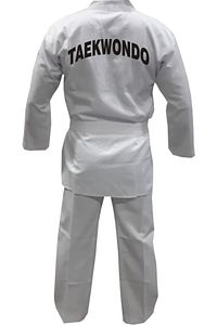 Kişiye Özel Isim Baskılı Taekwondo Elbisesi & Tekvando Elbisesi & Çocuk Ve Yetişkin Beyaz Yaka ürün fotoğrafı