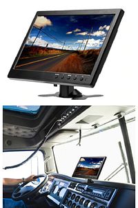 10 Inc Monitör Hdmı Usb Vga Av Destekli Araç Içi Çok Kullanımlı ürün fotoğrafı