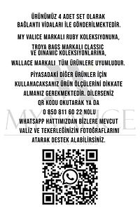 Valiz Tekerleği Tek Teker 01 4 Adet ürün fotoğrafı