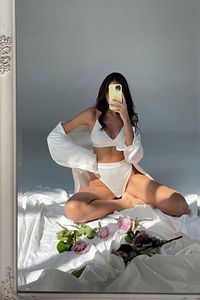 Kadın Beyaz Yüksek Bel Dolgusuz Slip Takım ürün fotoğrafı