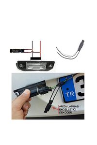 Fıat Linea Makyajlı Kasa Led Plaka Ampulü + Canbus Dekoder Seti ürün fotoğrafı