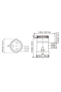 Tekne Sintine Pompası. 12v. 1100gph. Su Pompası. Süt Pompası ürün fotoğrafı