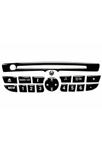 Renault Fluence, Megane 3, Clio 3, Laguna, Master, Scenic, Kangoo Pianoblack Teyp Tuş Takımı ürün fotoğrafı