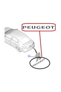 Bagaj Kapak Yazısı (peugeot) 301 2012-2015 106-306 1999- 9678484680 ürün fotoğrafı