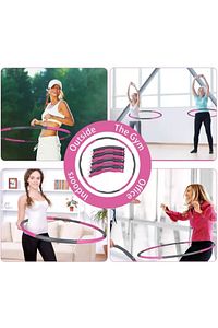 Pembe Pembe Hulahop Hu-la Hoop 1,5 kg Ağırlıklı ürün fotoğrafı