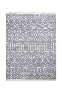 Bohem Serisi Çift Taraflı Dokuma Pamuklu Kilim ürün fotoğrafı