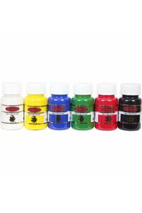 Transparan Cam Vitray Boya Seti 6 Renk X 50ml ürün fotoğrafı