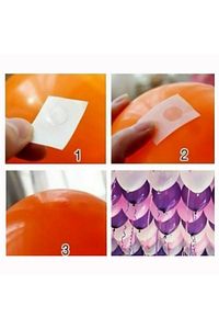 Balon Yapıştırma Bandı Çift Taraflı 100 Adet 1,2 Cm ürün fotoğrafı