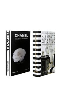 2'li Elements/gül Dekoratif Kitap Kutu ürün fotoğrafı