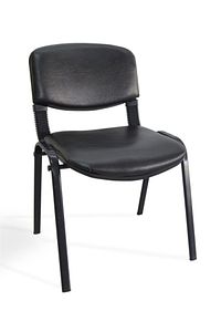 I Office Furniture & Desing Siyah Ofis Büro Bekleme Misafir Form Koltuğu Sandalyesi 007 ürün fotoğrafı