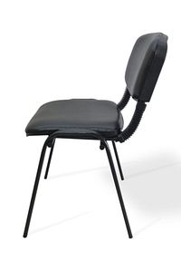 I Office Furniture & Desing Siyah Ofis Büro Bekleme Misafir Form Koltuğu Sandalyesi 007 ürün fotoğrafı