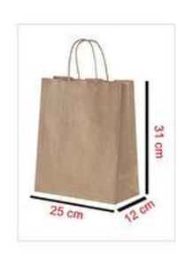 Çanta 25x12x31 ( 10 Adet ) ( Kağıt Poşet Çanta ) ürün fotoğrafı