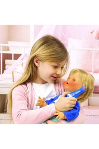 Çok Hastayım | 42 cm Hasta Et Bebek + Doktor Aksesuar Seti | Yanakları Kızaran Bebek ürün fotoğrafı