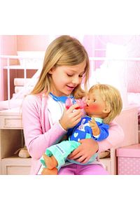 Çok Hastayım | 42 cm Hasta Et Bebek + Doktor Aksesuar Seti | Yanakları Kızaran Bebek ürün fotoğrafı