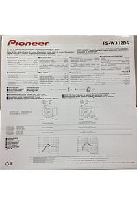 Subwoofer Bas Çift Bobin 2021 Model Gerçek Champion Series Ts-w312d4 1600 Watt 30 Cm ürün fotoğrafı