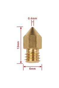 11 Adet Creality Ender3 Pro Nozzle(0.4 Mm) ürün fotoğrafı