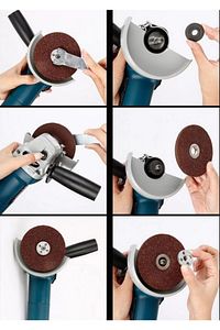 Matkap Için Disk Bağlama Adaptör Seti Somunlu Matkaba Disk Bağla Montaj Seti Taşlama Somunu Cırt Tab ürün fotoğrafı
