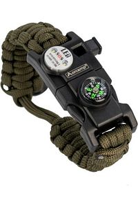 Paracord Hayatta Kalma Bilekliği Haki ürün fotoğrafı