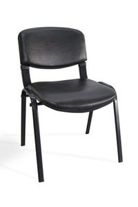 I Office Furniture & Desing Siyah Ofis Büro Bekleme Misafir Form Koltuğu Sandalyesi 2li 008 ürün fotoğrafı