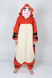 Yetişkin Kigurumi Kaplan Hayvan Kostümü Gereksiz Şeyler Pijama Kostüm ürün fotoğrafı