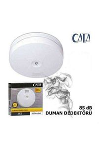 2 Adet Ct-9451 Kablosuz Duman Dedektörü Pilli Duman Dedektörü Pil Hariçtir ürün fotoğrafı