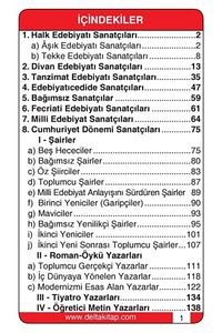 Delta Kültür Yayınları Türk Edebiyatında Şairler Ve Yazarlar Bilgi Kartları ürün fotoğrafı