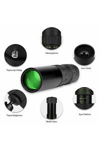 10-300x40mm Zoom Monoküler Teleskop Taşınabilir Su Geçirmez Dürbün ürün fotoğrafı